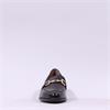 Wonders Alondra Block Heel Link Loafer - Black Leather